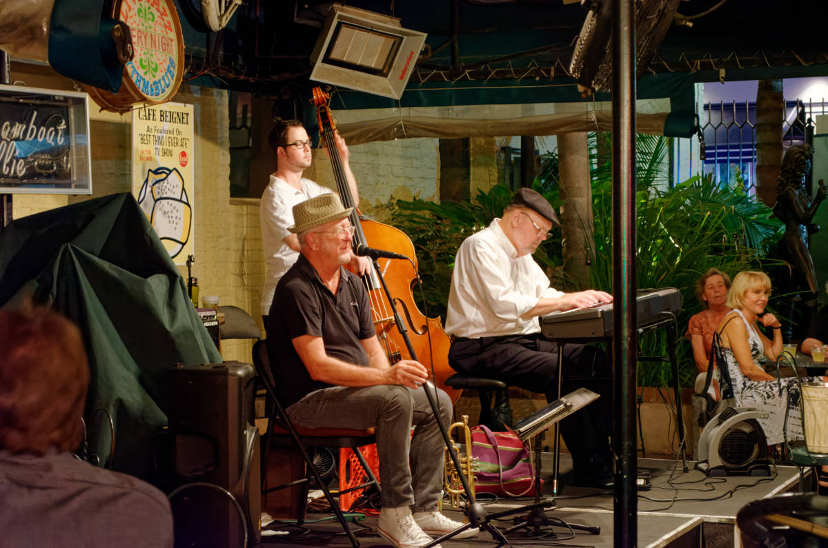 Jazz at Cafe Beignet, Bourbon Street, New Orleans