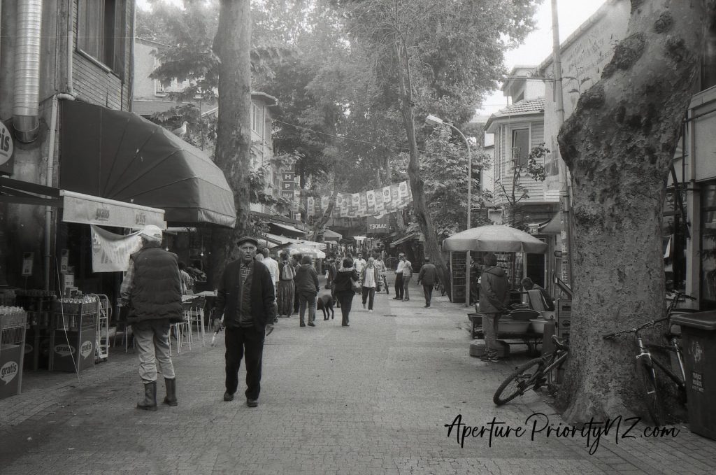 scene in a turkish market analogue collection aperture priority nz