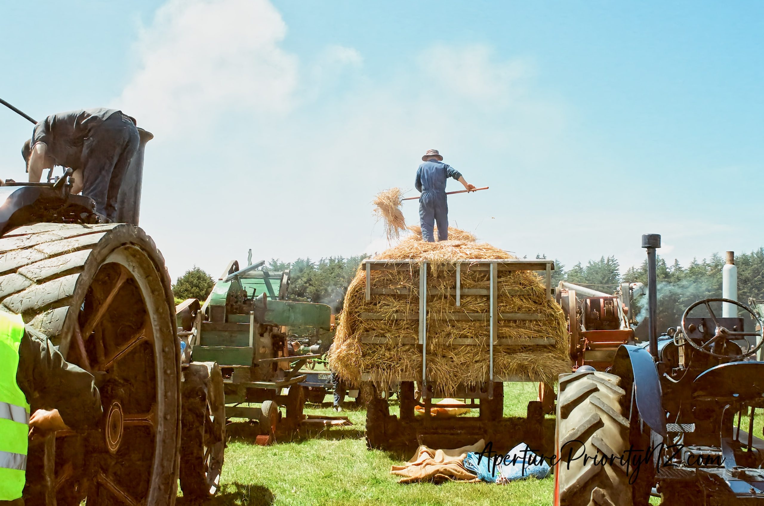 Making hay the old way - Edendale Crank Up