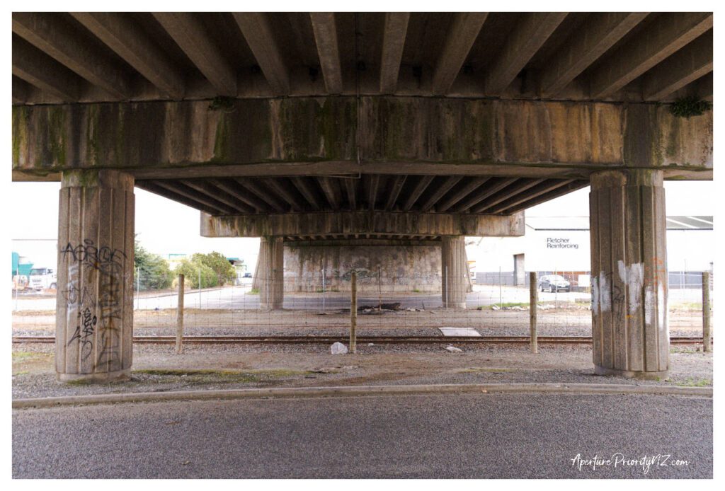 urban exploration - under the overpass
